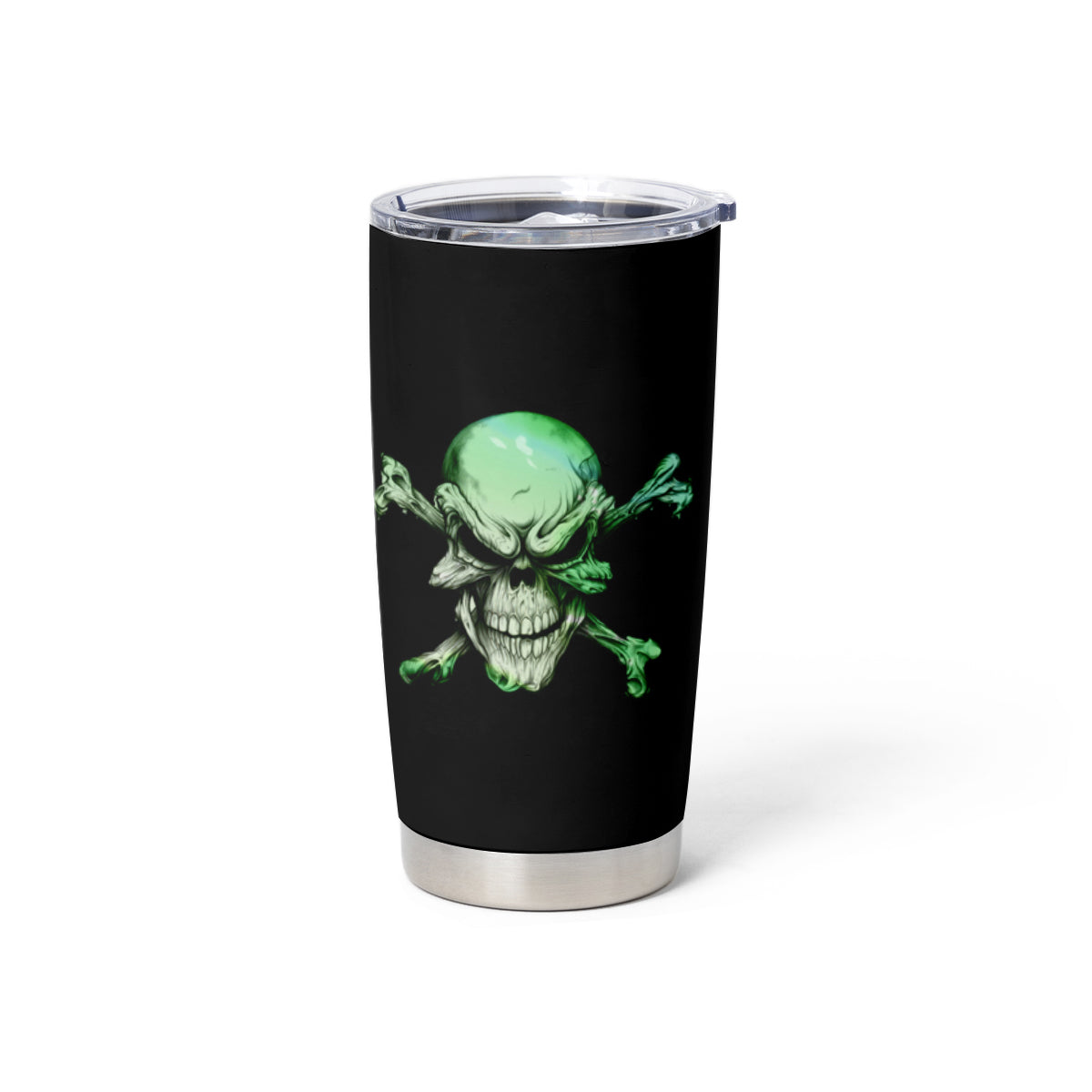 When I Was Born Mad Skull Tumbler Cup - Wonder Print Shop