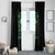 When I Was Born Mad Skull Window Curtain - Wonder Print Shop