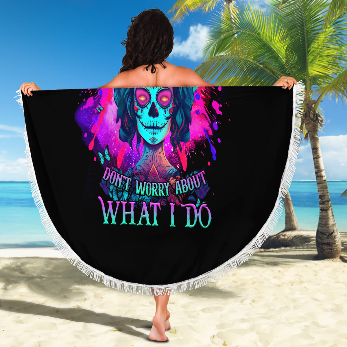 This Is My Life Not Yours Beach Blanket - Wonder Print Shop