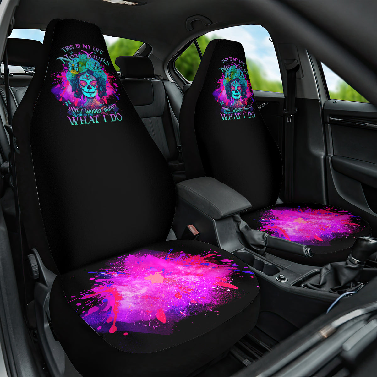 This Is My Life Not Yours Car Seat Cover - Wonder Print Shop