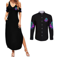 This Is My Life Not Yours Couples Matching Summer Maxi Dress and Long Sleeve Button Shirt - Wonder Print Shop