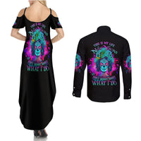 This Is My Life Not Yours Couples Matching Summer Maxi Dress and Long Sleeve Button Shirt - Wonder Print Shop