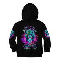This Is My Life Not Yours Kid Hoodie - Wonder Print Shop