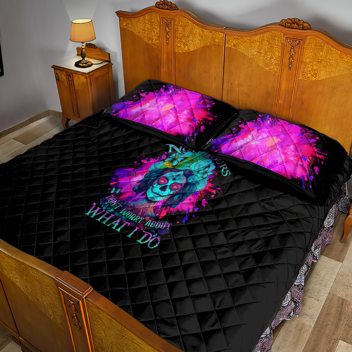 This Is My Life Not Yours Quilt Bed Set - Wonder Print Shop