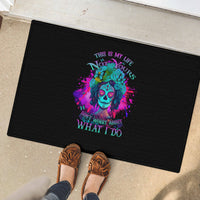 This Is My Life Not Yours Rubber Doormat - Wonder Print Shop