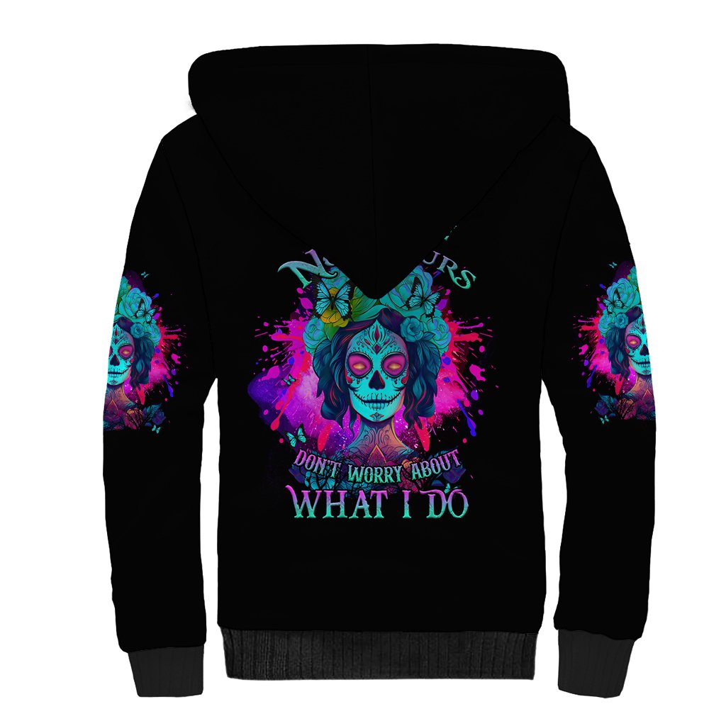 This Is My Life Not Yours Sherpa Hoodie - Wonder Print Shop