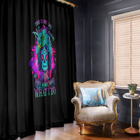This Is My Life Not Yours Window Curtain - Wonder Print Shop