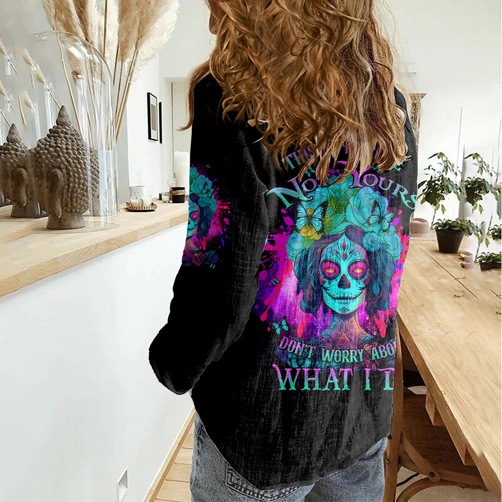 This Is My Life Not Yours Women Casual Shirt - Wonder Print Shop