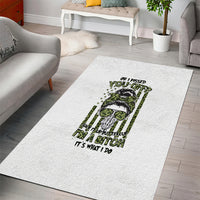 Oh I Pissed You Off Messy Bun Area Rug - Wonder Print Shop