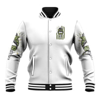 Oh I Pissed You Off Messy Bun Baseball Jacket - Wonder Print Shop