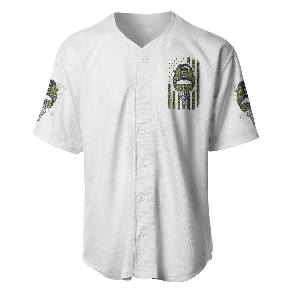 Oh I Pissed You Off Messy Bun Baseball Jersey - Wonder Print Shop