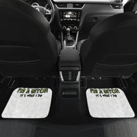 Oh I Pissed You Off Messy Bun Car Mats - Wonder Print Shop