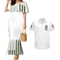 Oh I Pissed You Off Messy Bun Couples Matching Mermaid Dress and Hawaiian Shirt - Wonder Print Shop