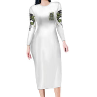 Oh I Pissed You Off Messy Bun Family Matching Long Sleeve Bodycon Dress and Hawaiian Shirt - Wonder Print Shop