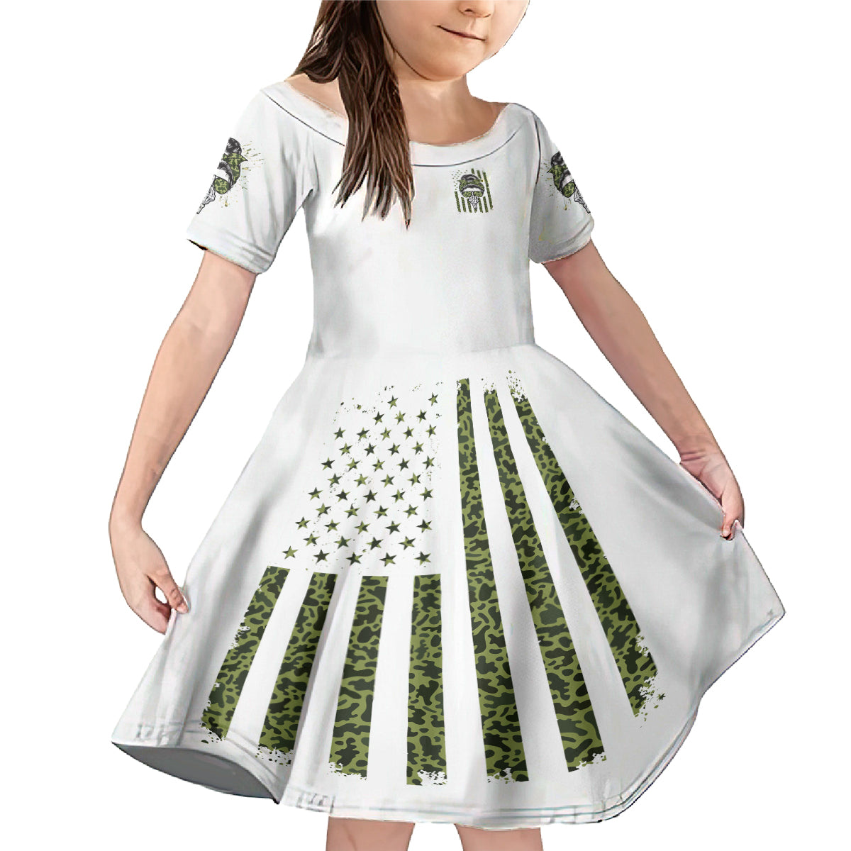 Oh I Pissed You Off Messy Bun Family Matching Mermaid Dress and Hawaiian Shirt - Wonder Print Shop