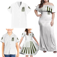 Oh I Pissed You Off Messy Bun Family Matching Off Shoulder Maxi Dress and Hawaiian Shirt - Wonder Print Shop