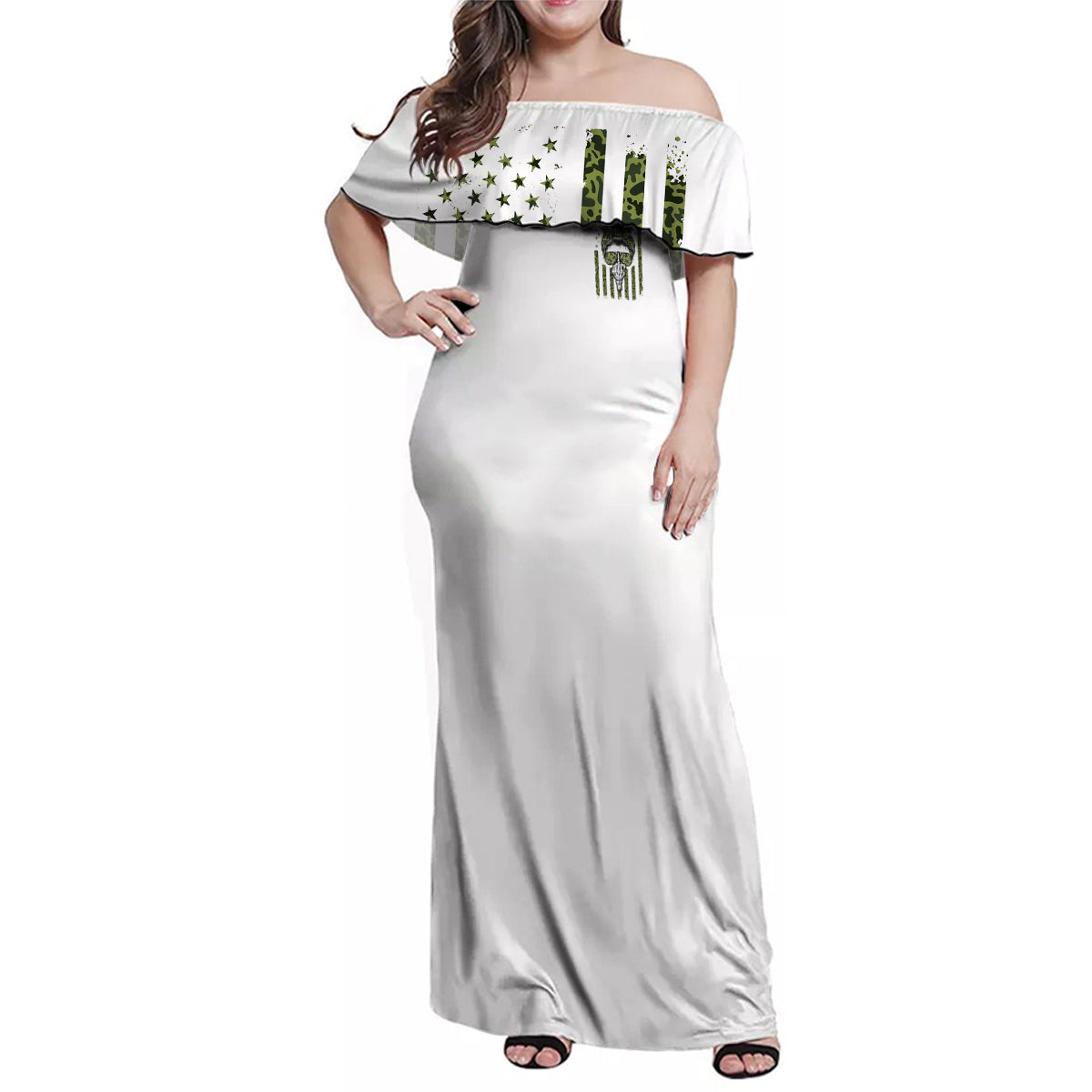 Oh I Pissed You Off Messy Bun Family Matching Off Shoulder Maxi Dress and Hawaiian Shirt - Wonder Print Shop