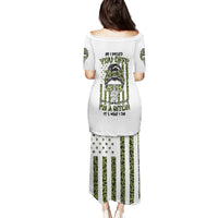 Oh I Pissed You Off Messy Bun Family Matching Puletasi Dress and Hawaiian Shirt - Wonder Print Shop