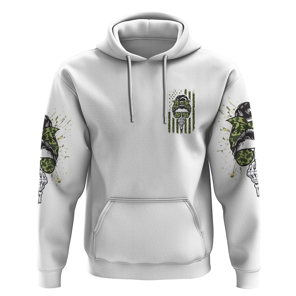 Oh I Pissed You Off Messy Bun Hoodie - Wonder Print Shop