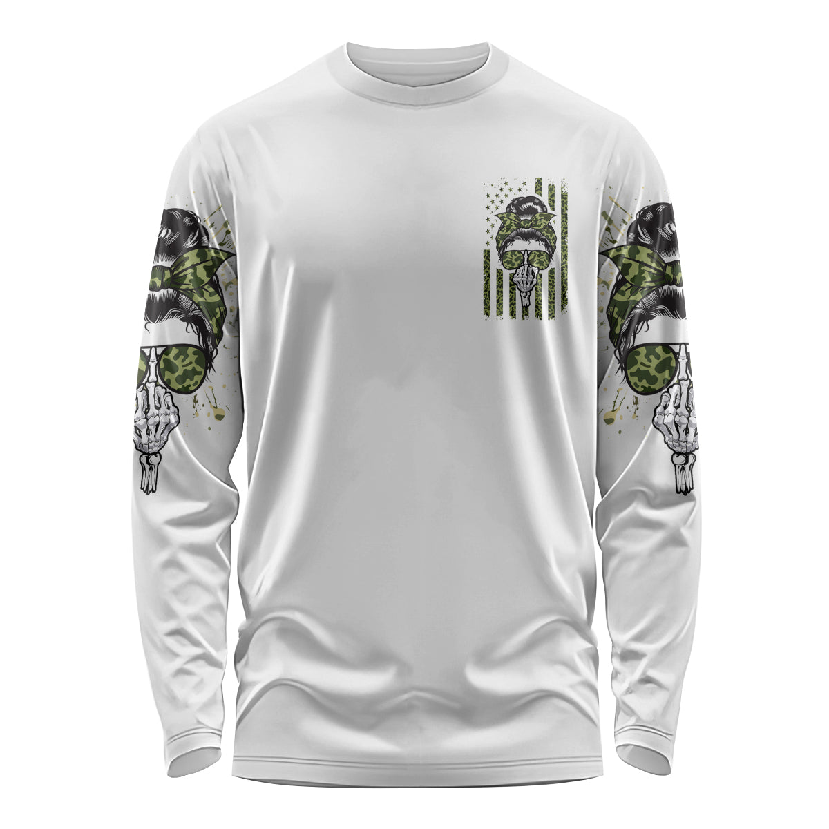 Oh I Pissed You Off Messy Bun Long Sleeve Shirt - Wonder Print Shop