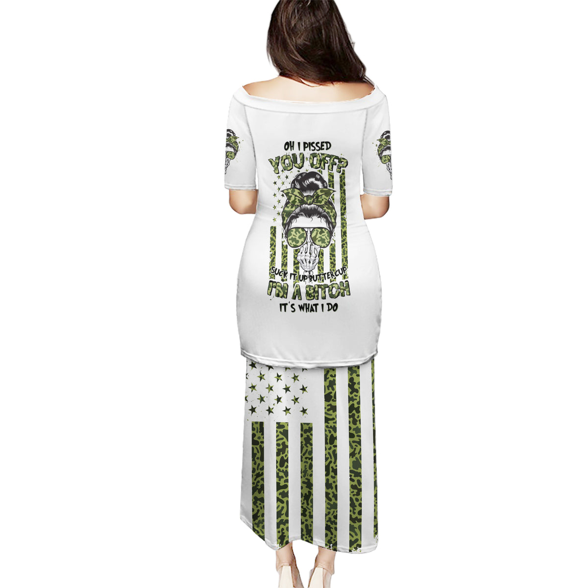 Oh I Pissed You Off Messy Bun Puletasi - Wonder Print Shop