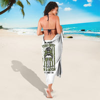 Oh I Pissed You Off Messy Bun Sarong - Wonder Print Shop