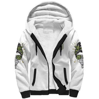 Oh I Pissed You Off Messy Bun Sherpa Hoodie - Wonder Print Shop