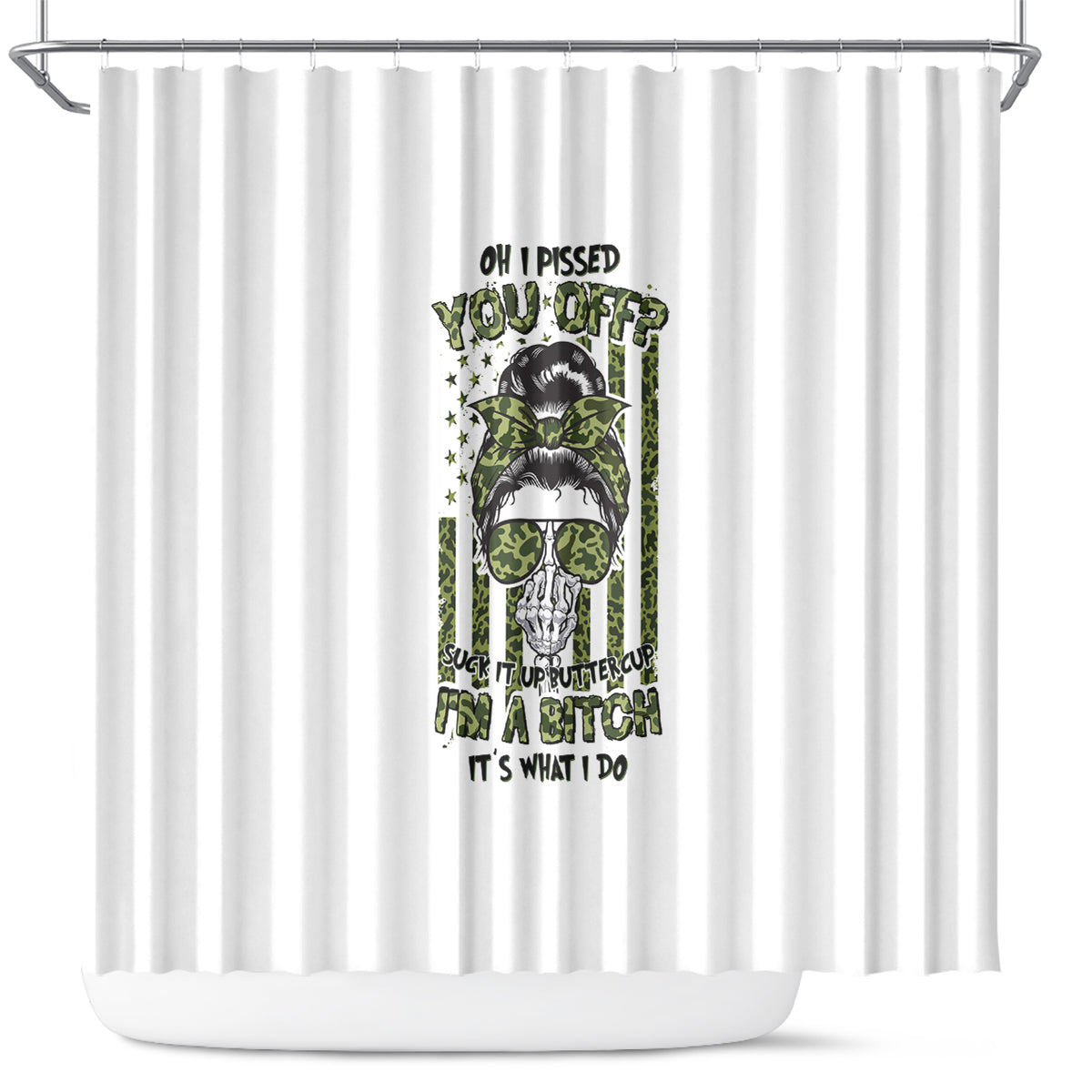 oh-i-pissed-you-off-messy-bun-shower-curtain