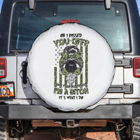 Oh I Pissed You Off Messy Bun Spare Tire Cover - Wonder Print Shop