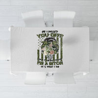 Oh I Pissed You Off Messy Bun Tablecloth - Wonder Print Shop