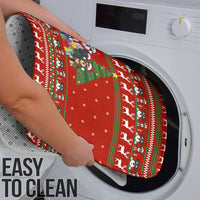 Miniature Schnauzer Family Snow Christmas Bathroom Set Xmas Holiday Patterns - Wonder Print Shop