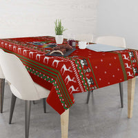 Miniature Schnauzer Family Snow Christmas Tablecloth Xmas Holiday Patterns - Wonder Print Shop