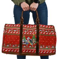 Miniature Schnauzer Family Snow Christmas Travel Bag Xmas Holiday Patterns - Wonder Print Shop