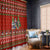 Miniature Schnauzer Family Snow Christmas Window Curtain Xmas Holiday Patterns - Wonder Print Shop