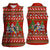 Miniature Schnauzer Family Snow Christmas Women Sleeveless Polo Shirt Xmas Holiday Patterns - Wonder Print Shop