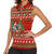 Miniature Schnauzer Family Snow Christmas Women Sleeveless Polo Shirt Xmas Holiday Patterns - Wonder Print Shop