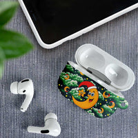 Christmas Moon and Star AirPods Case Xmas Holiday Patterns - Wonder Print Shop