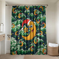 Christmas Moon and Star Bathroom Set Xmas Holiday Patterns - Wonder Print Shop