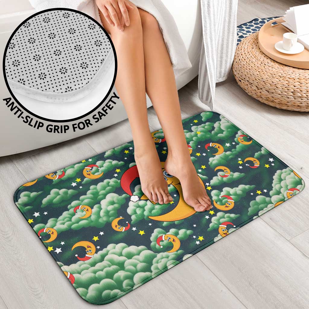 Christmas Moon and Star Bathroom Set Xmas Holiday Patterns - Wonder Print Shop