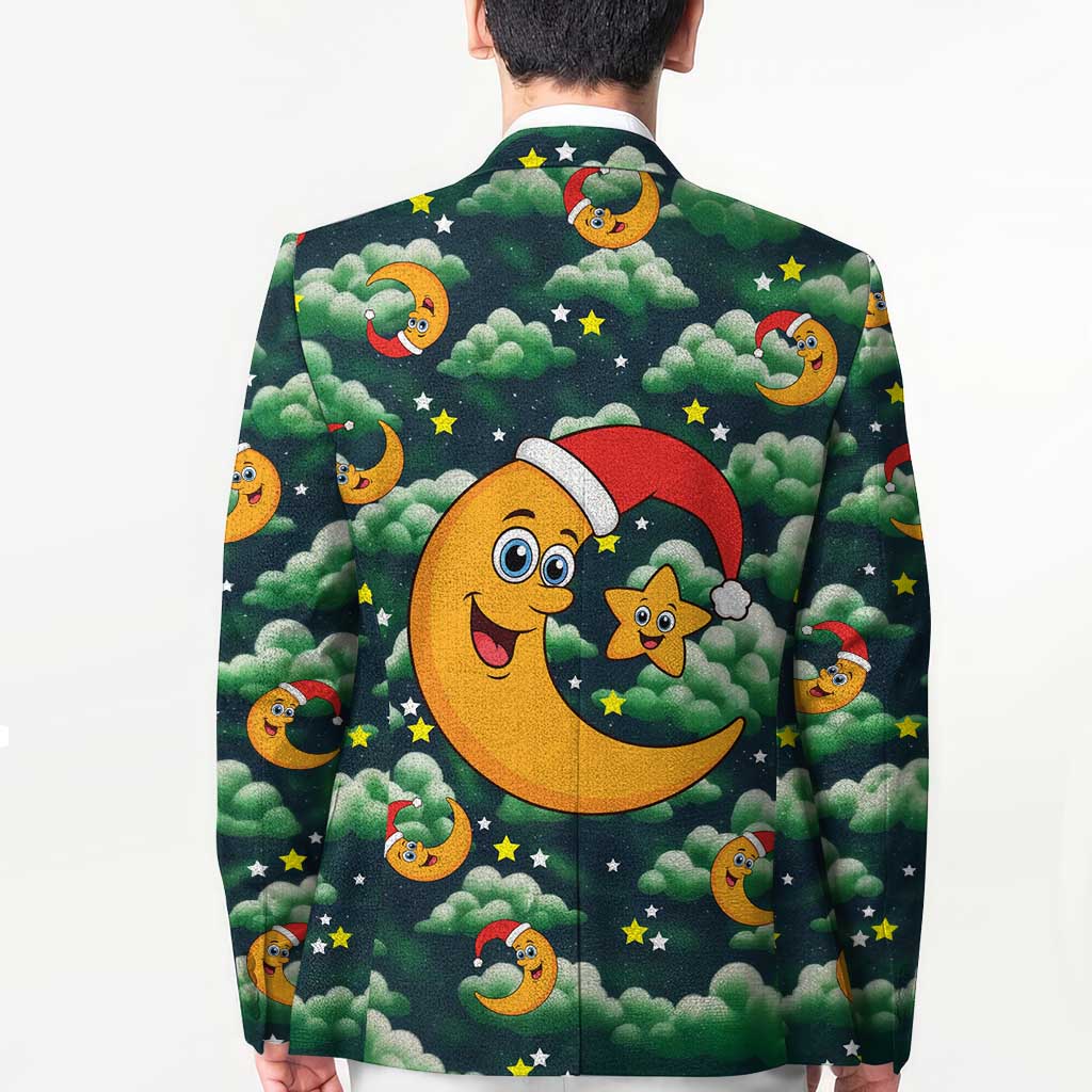 Christmas Moon and Star Blazer Xmas Holiday Patterns - Wonder Print Shop
