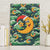 Christmas Moon and Star Canvas Wall Art Xmas Holiday Patterns - Wonder Print Shop