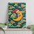 Christmas Moon and Star Canvas Wall Art Xmas Holiday Patterns - Wonder Print Shop
