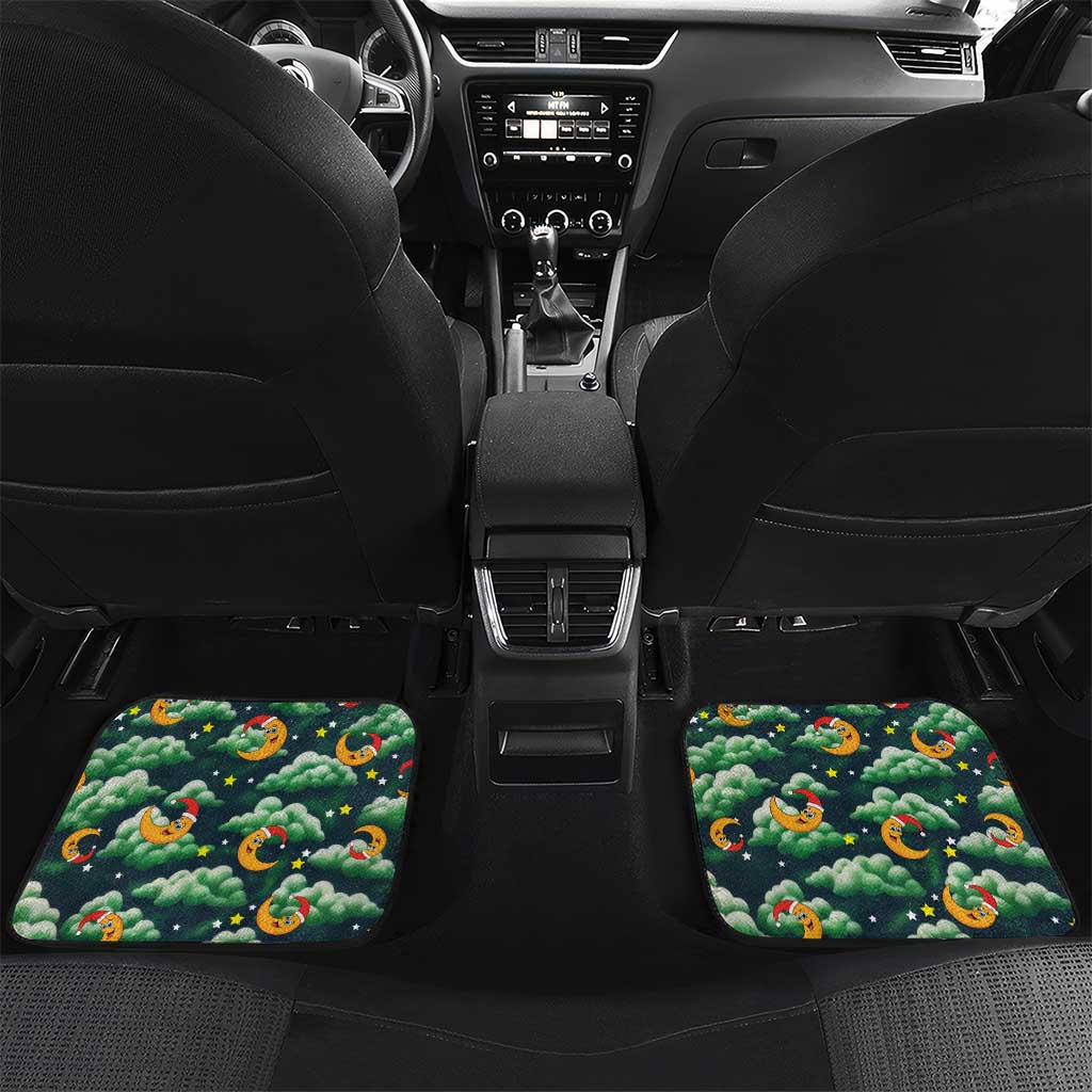 Christmas Moon and Star Car Mats Xmas Holiday Patterns - Wonder Print Shop