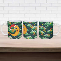 Christmas Moon and Star Ceramic Mug Xmas Holiday Patterns - Wonder Print Shop