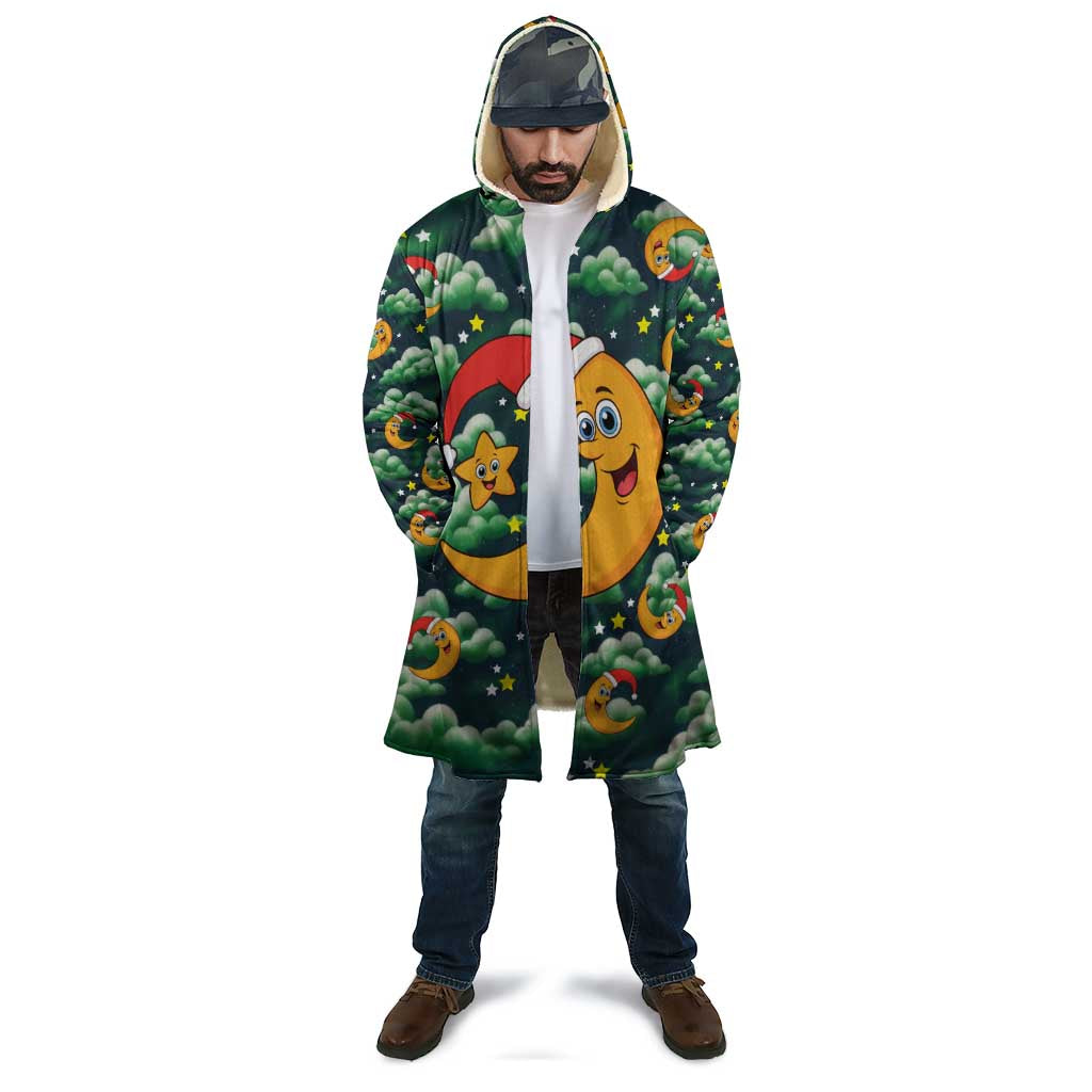 Christmas Moon and Star Cloak Xmas Holiday Patterns - Wonder Print Shop