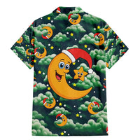 Christmas Moon and Star Family Matching Mermaid Dress and Hawaiian Shirt Xmas Holiday Patterns - Wonder Print Shop