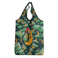 Christmas Moon and Star Grocery Bag Xmas Holiday Patterns - Wonder Print Shop