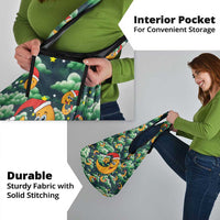 Christmas Moon and Star Grocery Bag Xmas Holiday Patterns - Wonder Print Shop