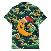 Christmas Moon and Star Hawaiian Shirt Xmas Holiday Patterns - Wonder Print Shop