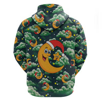 Christmas Moon and Star Hoodie Xmas Holiday Patterns - Wonder Print Shop